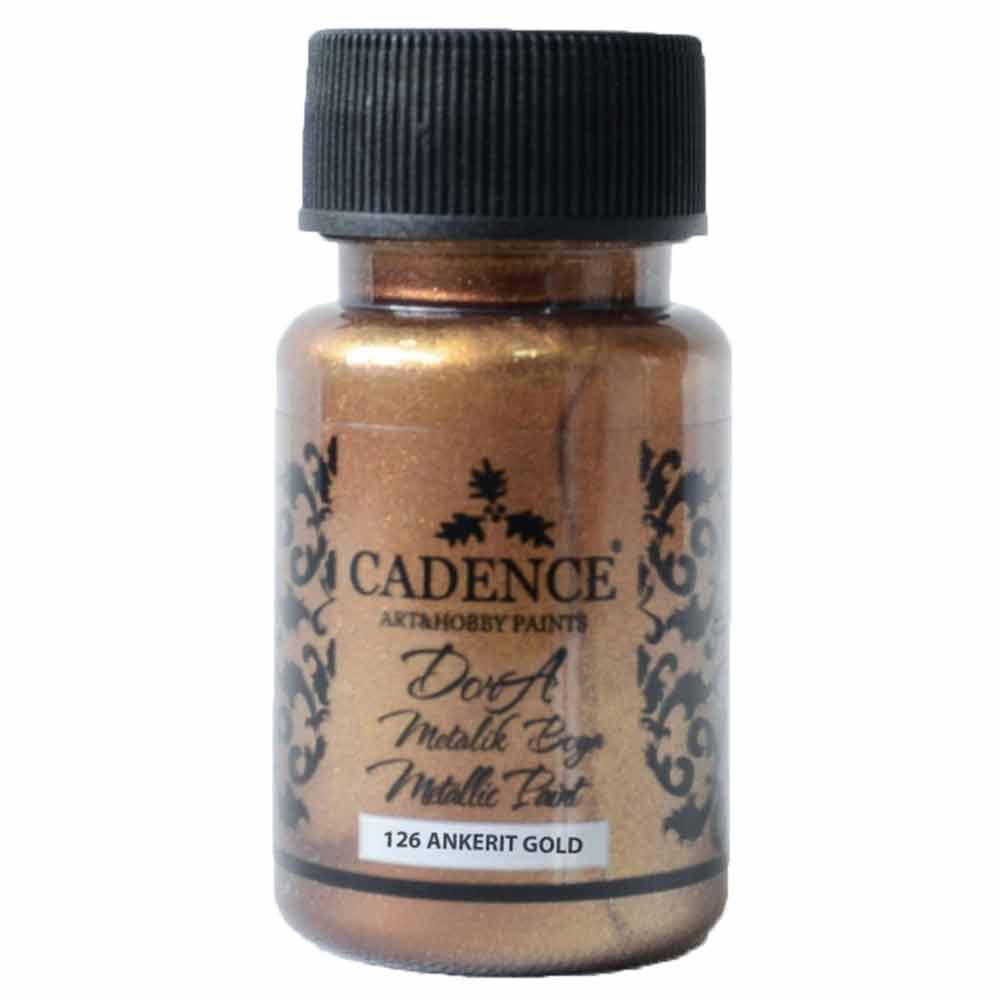Cadence Dora Metalik Boya 50ml Ankerit Gold 126