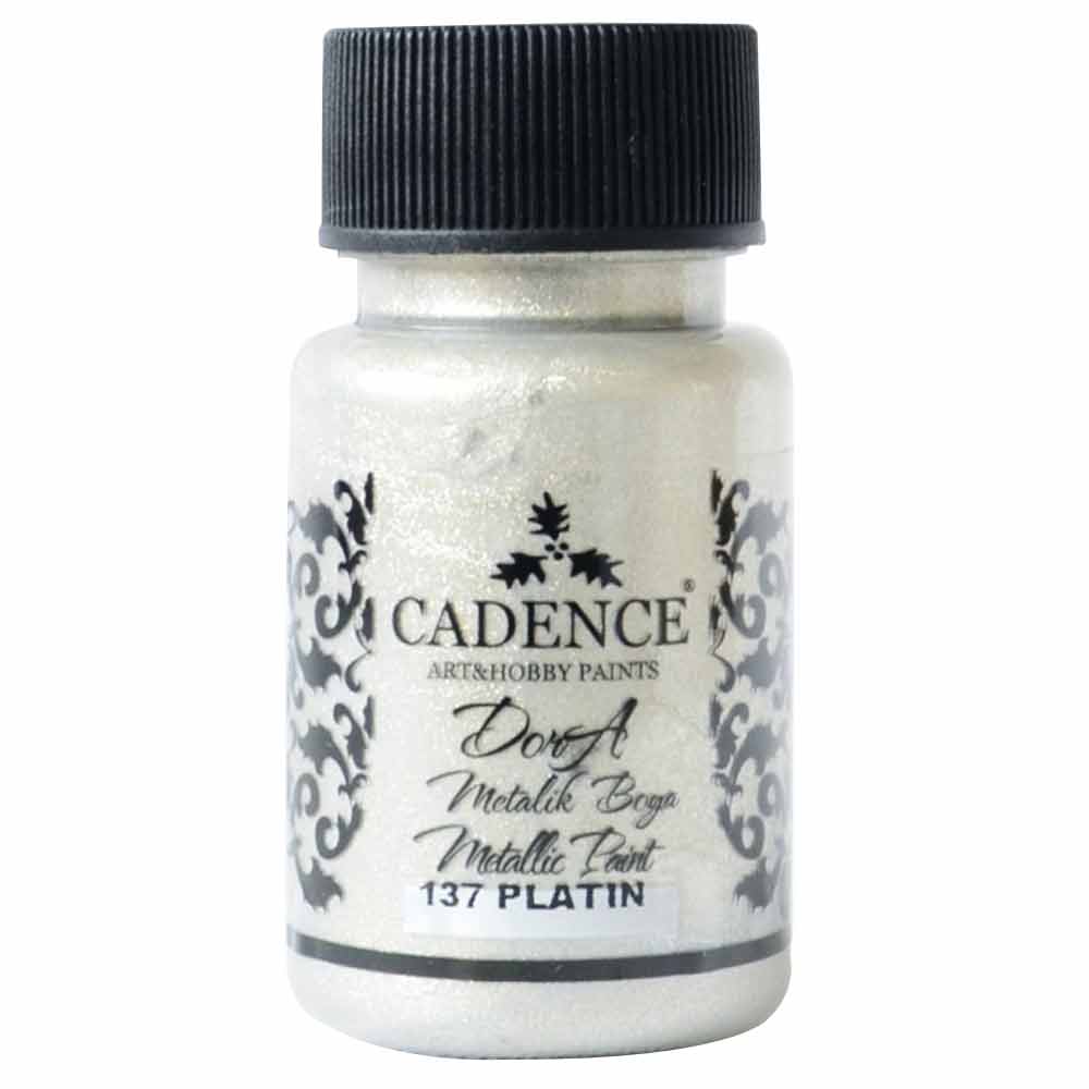 Cadence Dora Metalik Boya 50ml Platin 137