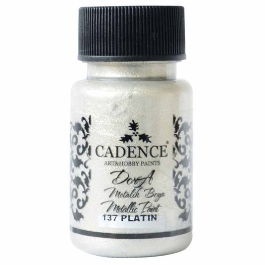 Cadence Dora Metalik Boya 50ml Platin 137