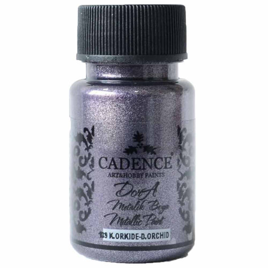 Cadence Dora Metalik Boya 50ml Koyu Orkide 139