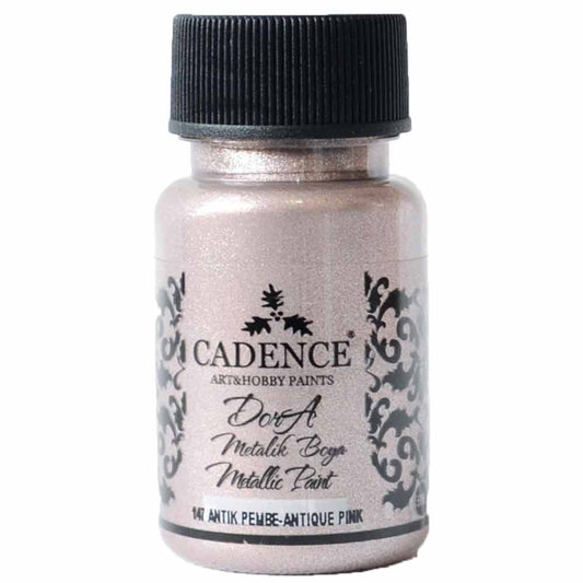 Cadence Dora Metalik Boya 50ml Antik Pembe 147