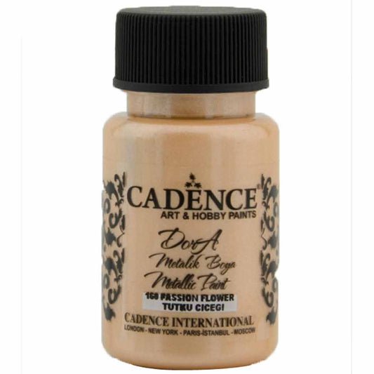 Cadence Dora Metalik Boya 50ml Tutku Çiçeği 160
