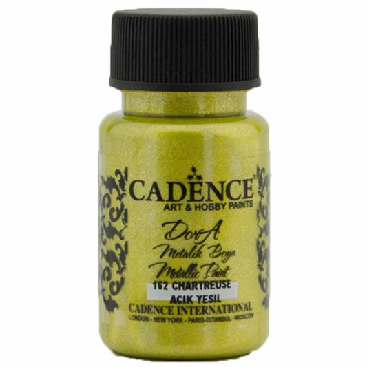 Cadence Dora Metalik Boya 50ml Açık Yeşil 162