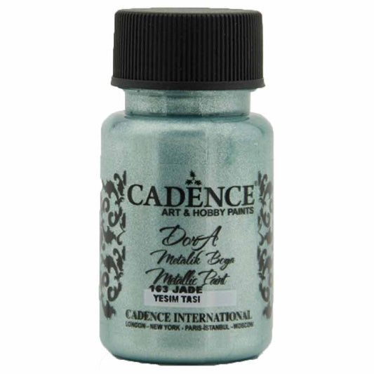 Cadence Dora Metalik Boya 50ml Yeşim Taşı 163