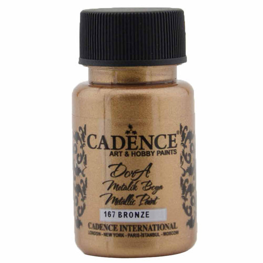 Cadence Dora Metalik Boya 50ml Bronz 167