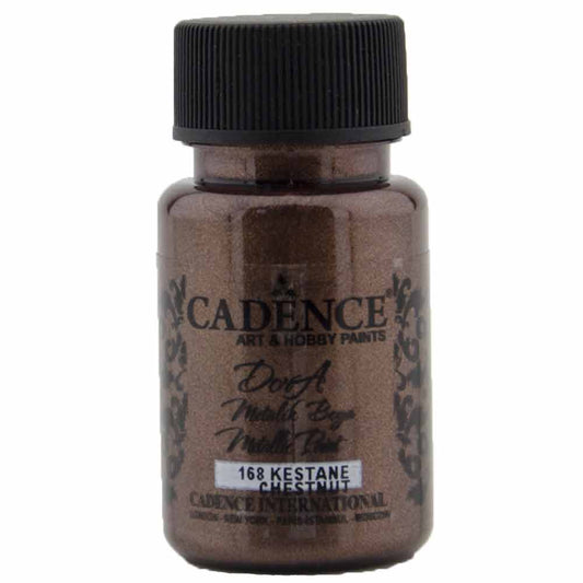 Cadence Dora Metalik Boya 50ml Kestane 168