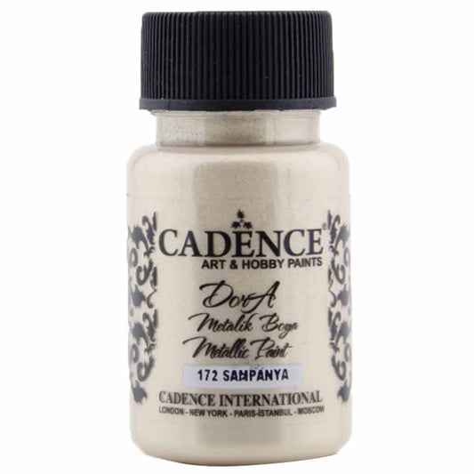 Cadence Dora Metalik Boya 50ml Şampanya 172