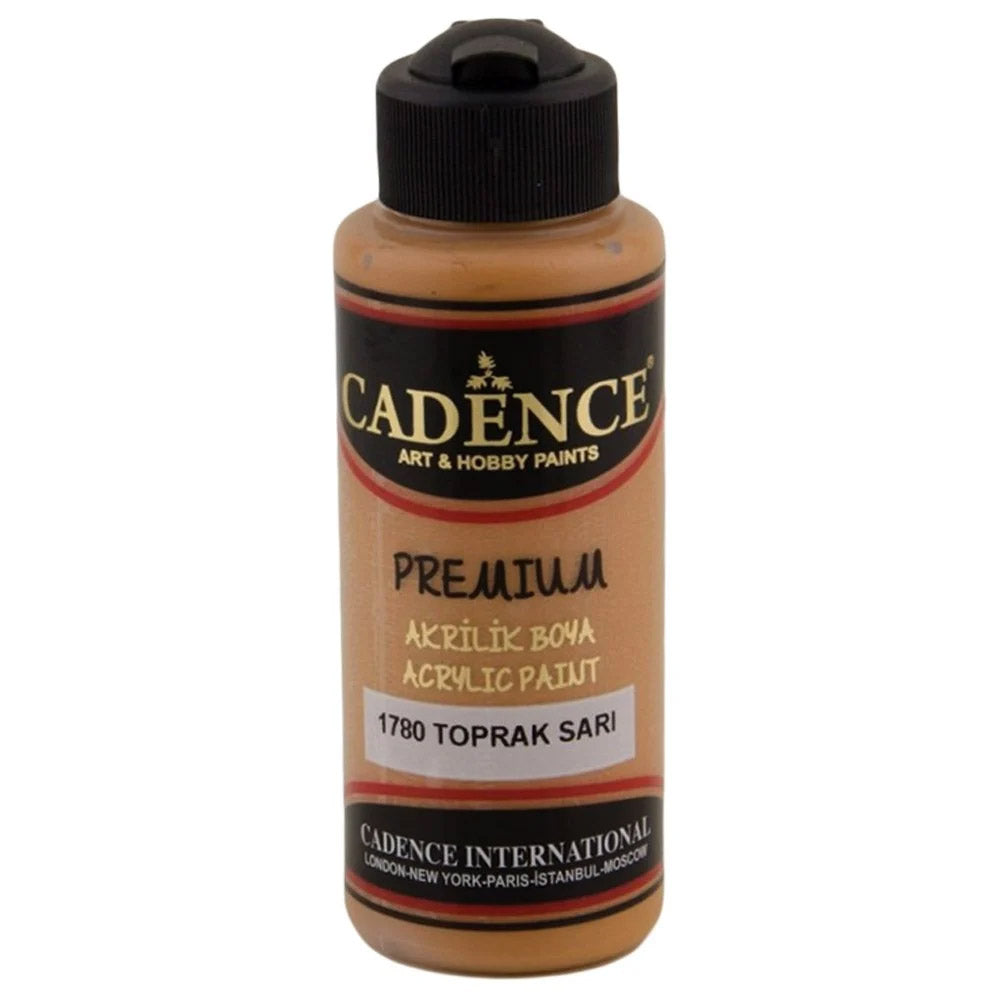 Cadence Akrilik Boya 120ml Toprak Sarı