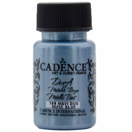 Cadence Dora Metalik Boya 50ml Mavi Düş 180