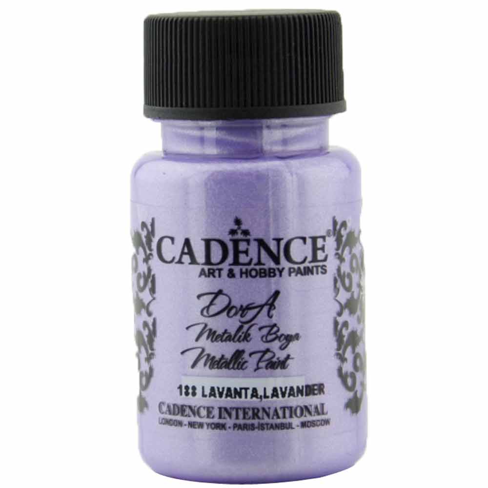 Cadence Dora Metalik Boya 50ml Lavanta 188