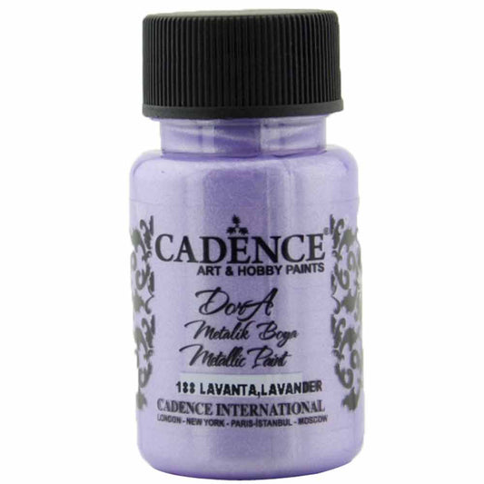 Cadence Dora Metalik Boya 50ml Lavanta 188