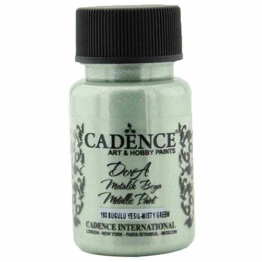 Cadence Dora Metalik Boya 50ml Buğulu Yeşil 193