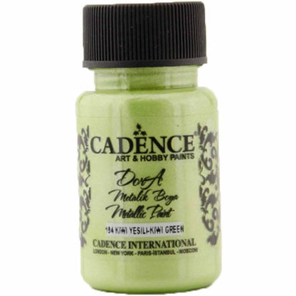 Cadence Dora Metalik Boya 50ml Kivi Yeşili 194