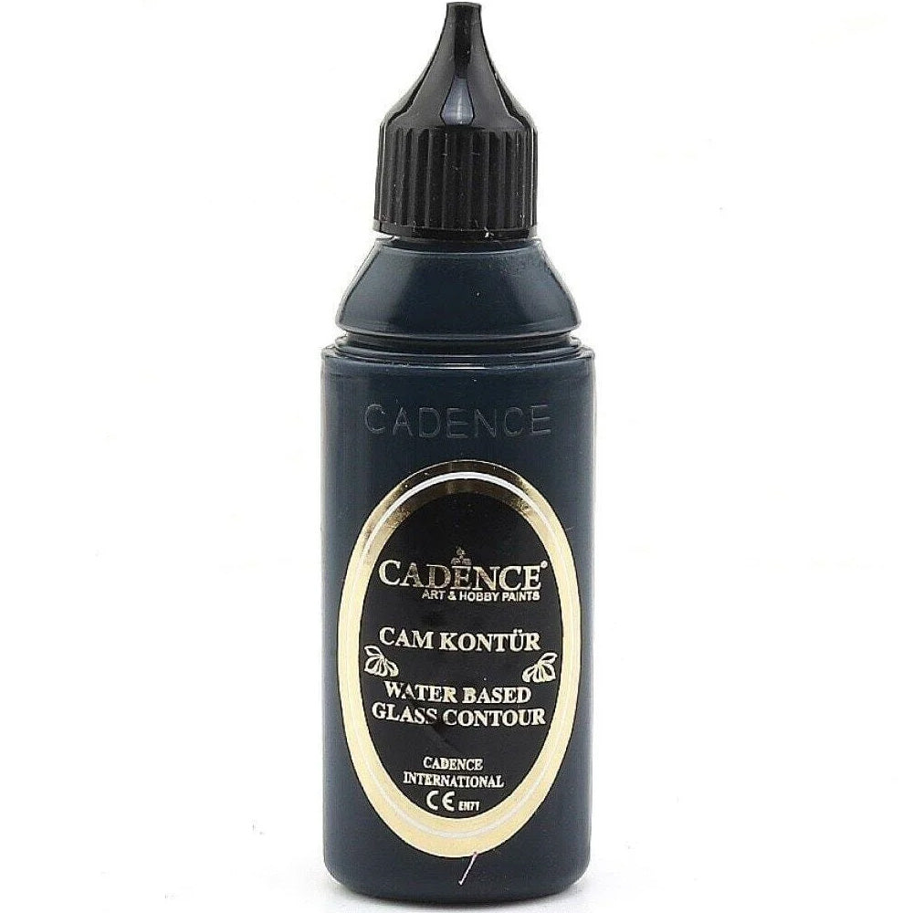 Cadence Cam Kontürü 50ml 195 Siyah