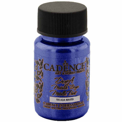 Cadence Dora Metalik Boya 50ml Ada Mavisi 195