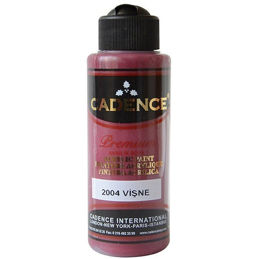 Cadence Akrilik Boya 120ml Vişne