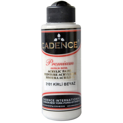 Cadence Akrilik Boya 120ml Kirli Beyaz