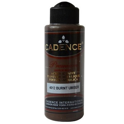 Cadence Akrilik Boya 120ml Burnt Umber