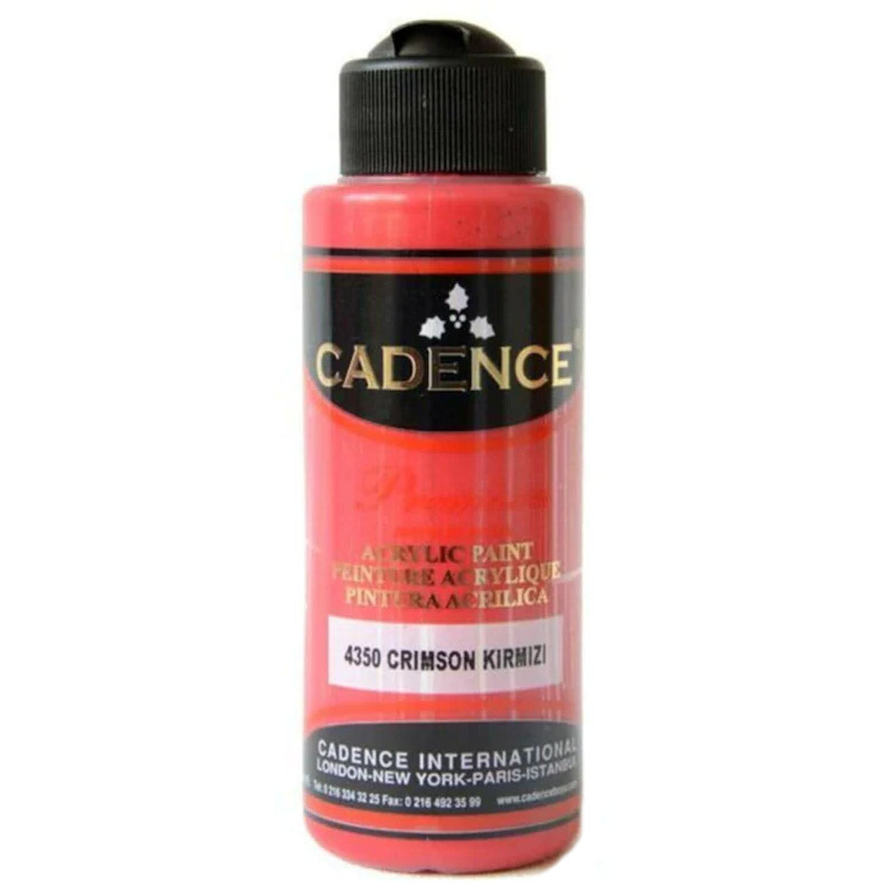 Cadence Akrilik Boya 120ml Crimson Kırmızı