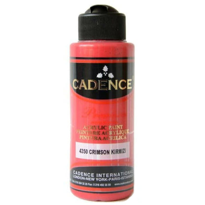 Cadence Akrilik Boya 120ml Crimson Kırmızı