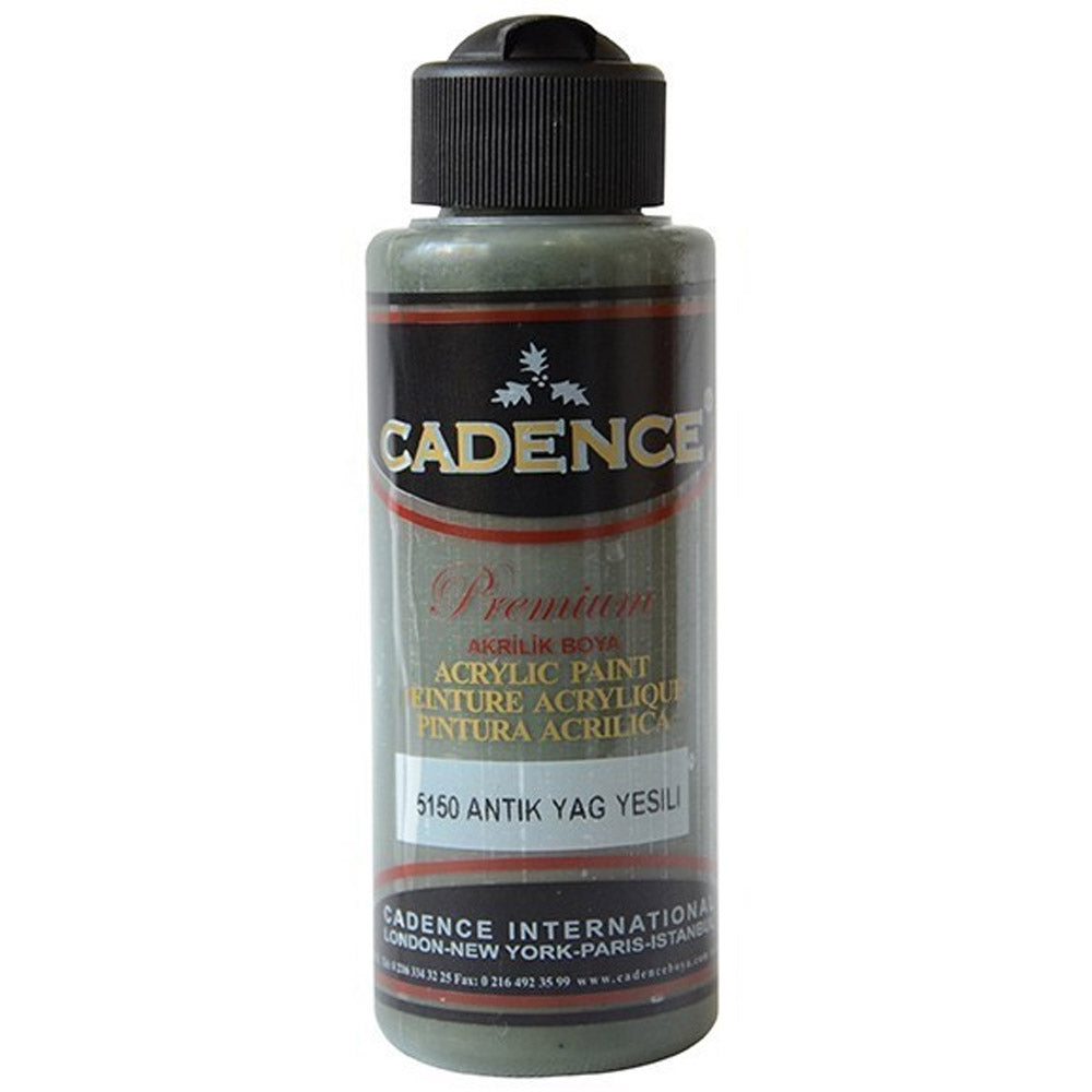 Cadence Akrilik Boya 120ml Antik Yağ Yeşili
