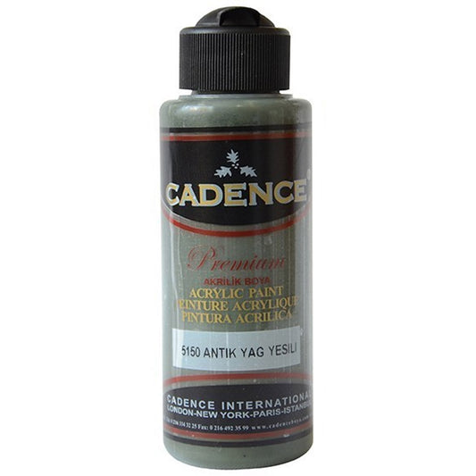 Cadence Akrilik Boya 120ml Antik Yağ Yeşili