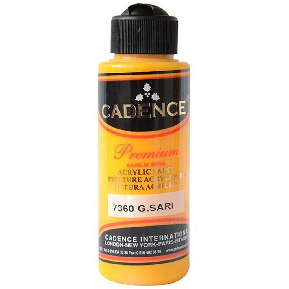 Cadence Akrilik Boya 120ml Güneş Sarı