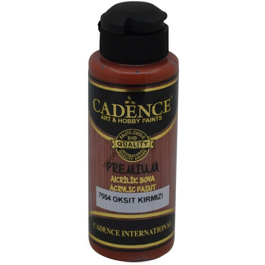 Cadence Akrilik Boya 120ml Oksit Kırmızı
