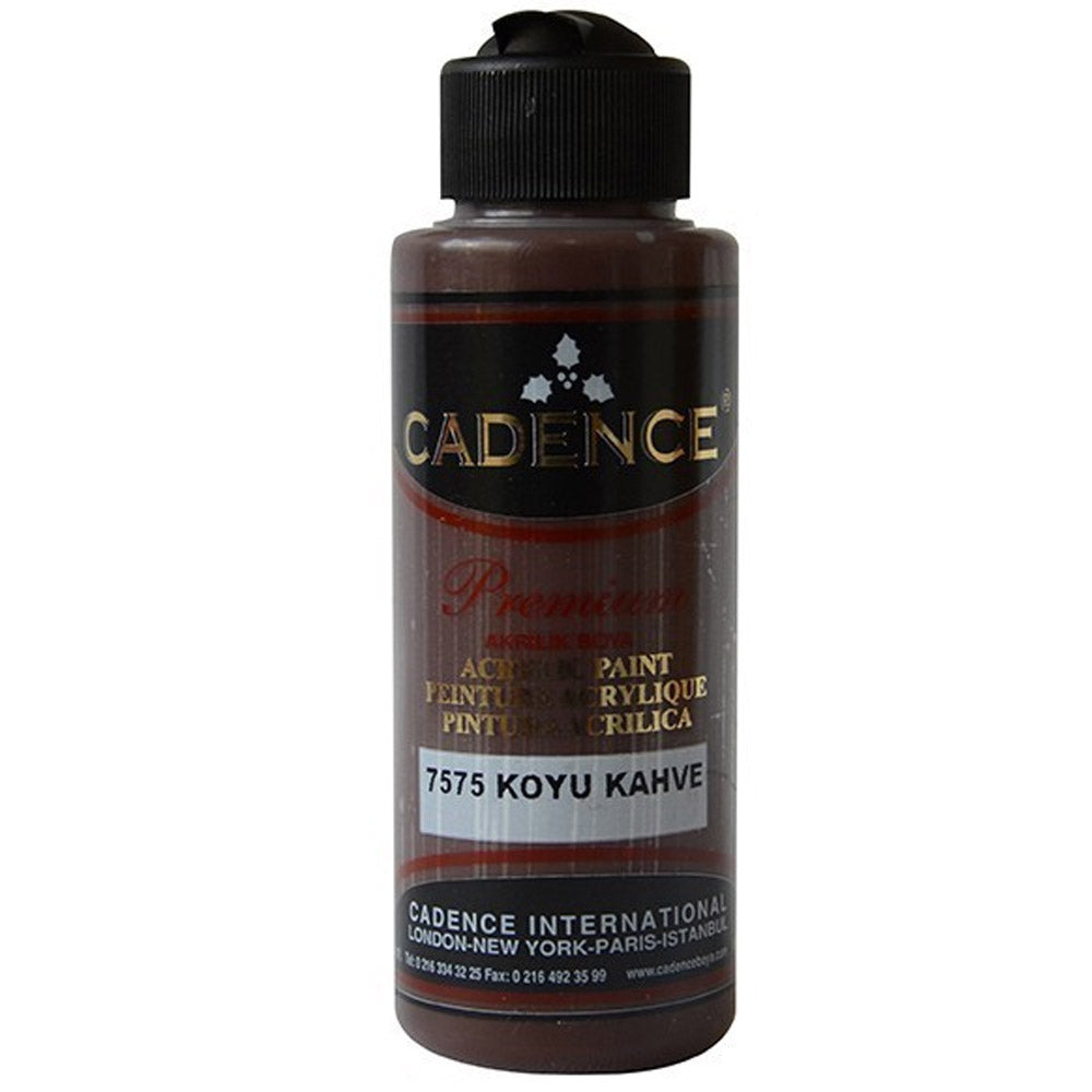 Cadence Akrilik Boya 120ml Koyu Kahve