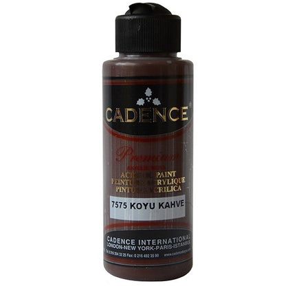Cadence Akrilik Boya 120ml Koyu Kahve
