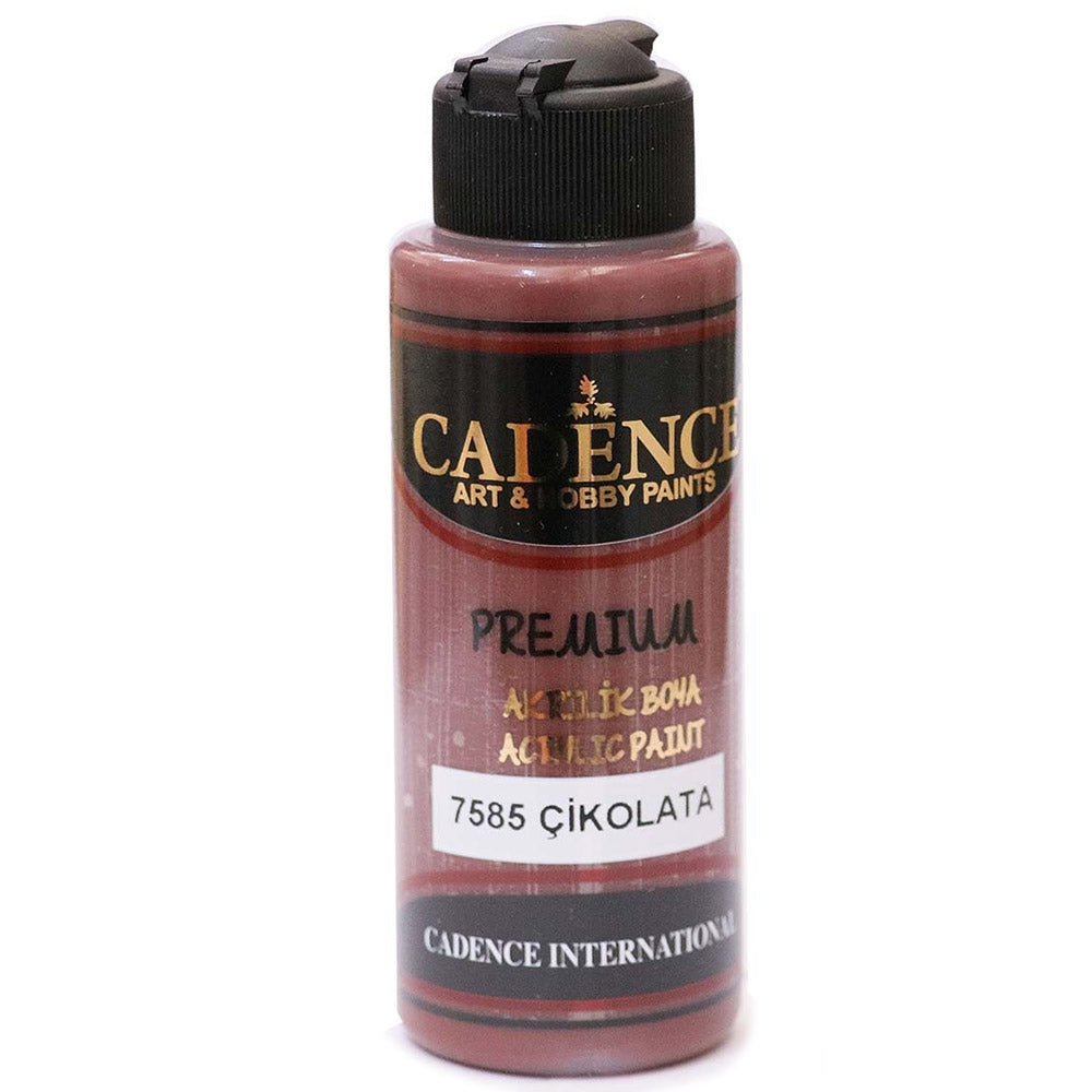Cadence Akrilik Boya 120ml Çikolata