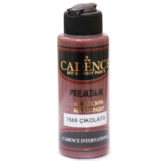 Cadence Akrilik Boya 120ml Çikolata