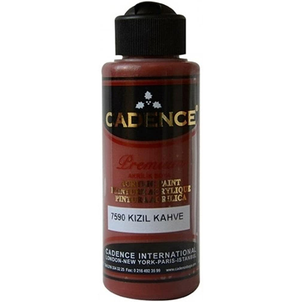 Cadence Akrilik Boya 120ml Kızıl Kahve