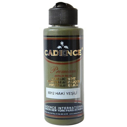 Cadence Akrilik Boya 120ml Haki Yeşil
