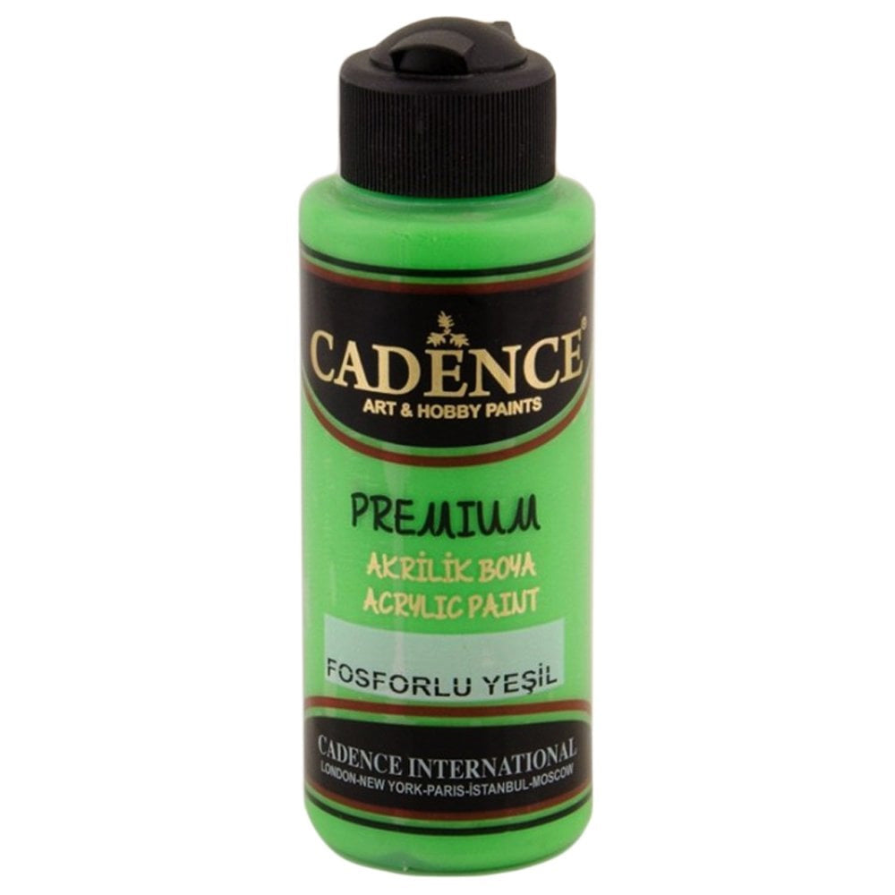 Cadence Fosforlu Akrilik Boya 120ml Fos.Yeşil