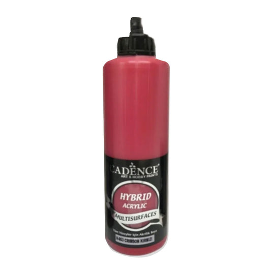 Cadence Hybrid Acrylic for Multisurfaces 500ml Crimson Kırmızı HM0102 53