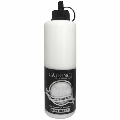 Cadence Hybrid Acrylic for Multisurfaces 500ml Beyaz HM0102 01