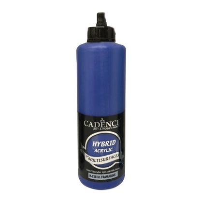 Cadence Hybrid Acrylic for Multisurfaces 500ml Ultramarin Mavi 38