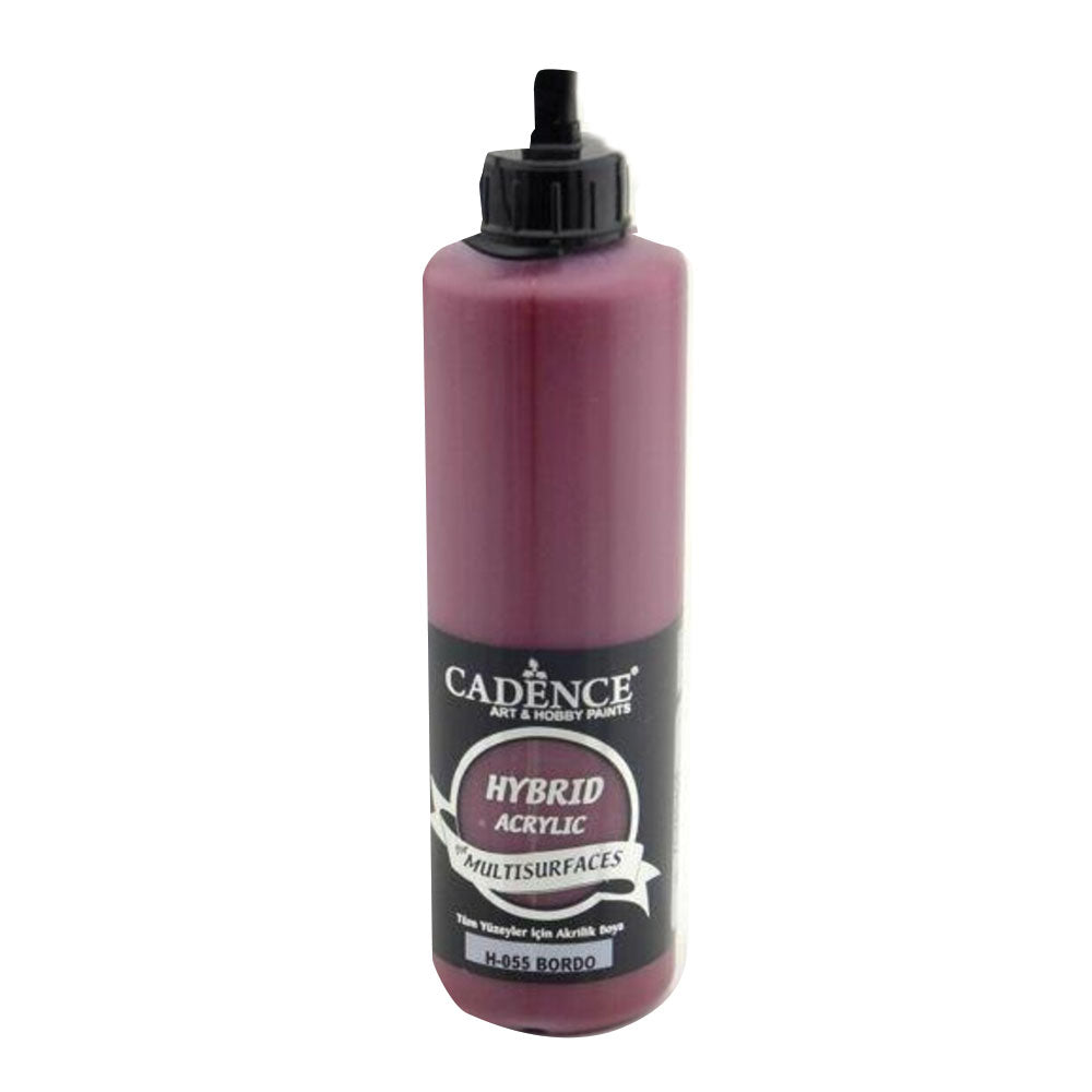 Cadence Hybrid Acrylic for Multisurfaces 500ml Bordo 55