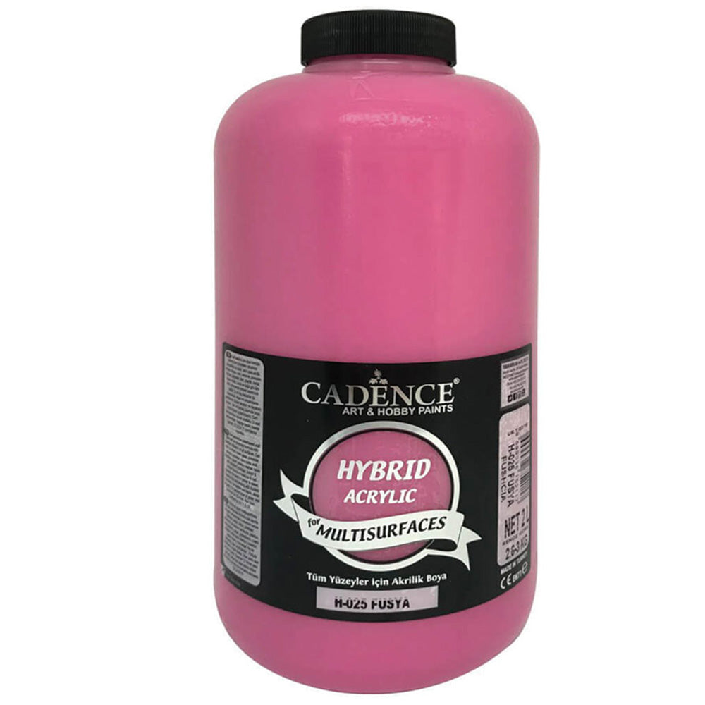 Cadence Hybrid Acrylic for Multisurfaces 2000ml Fuşya 25