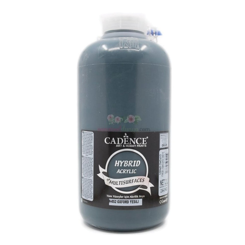 Cadence Hybrid Acrylic for Multisurfaces 2000ml Oxford Yeşili 52