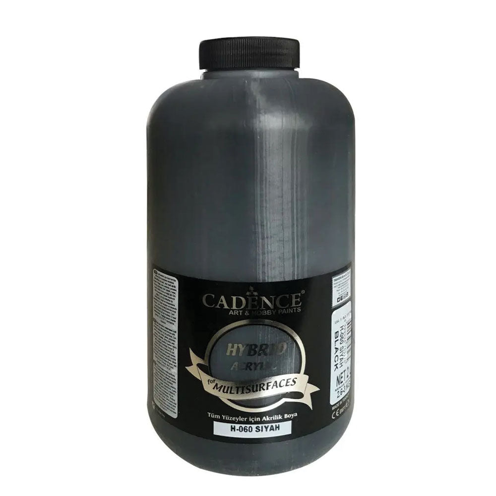 Cadence Hybrid Acrylic for Multisurfaces 2000ml Siyah 60