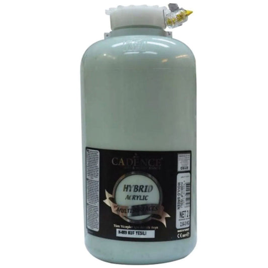 Cadence Hybrid Acrylic for Multisurfaces 2000ml Küf Yeşili 89