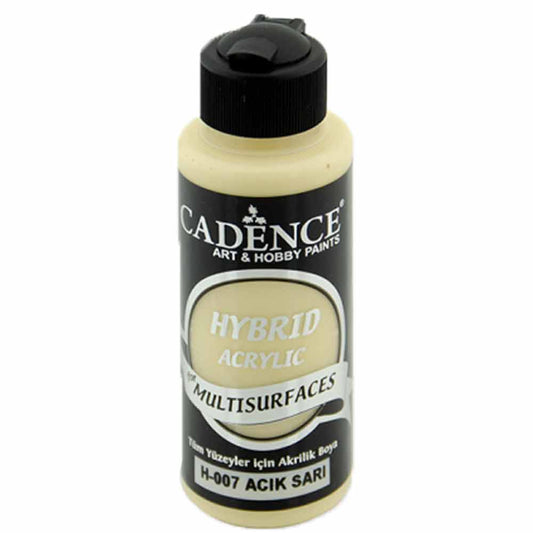 Cadence Hybrid Acrylic for Multisurfaces 120ml Açık Sarı H 07