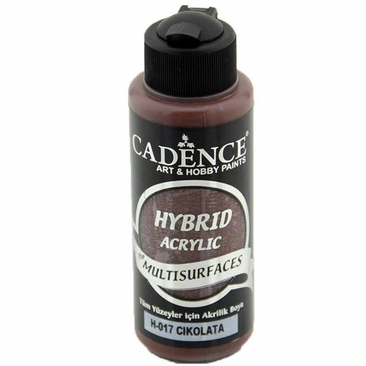 Cadence Hybrid Acrylic for Multisurfaces 120ml Çikolata H 17