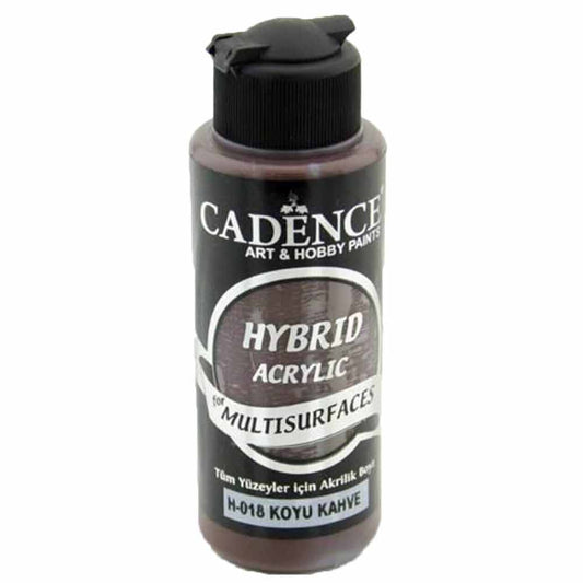 Cadence Hybrid Acrylic for Multisurfaces 120ml Koyu Kahve H 18