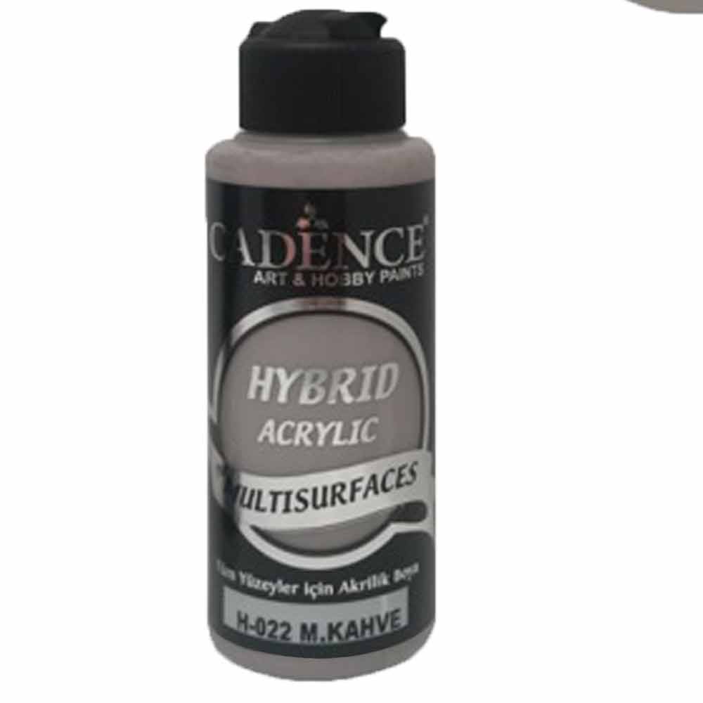 Cadence Hybrid Acrylic for Multisurfaces 120ml Maden Kahverengi H 22