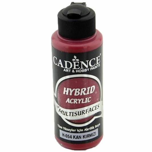 Cadence Hybrid Acrylic for Multisurfaces 120ml Kan Kırmızı H 54