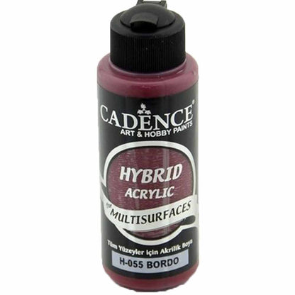 Cadence Hybrid Acrylic for Multisurfaces 120ml Bordo H 55