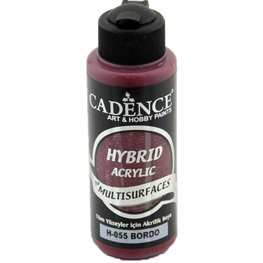 Cadence Hybrid Acrylic for Multisurfaces 120ml Bordo H 55